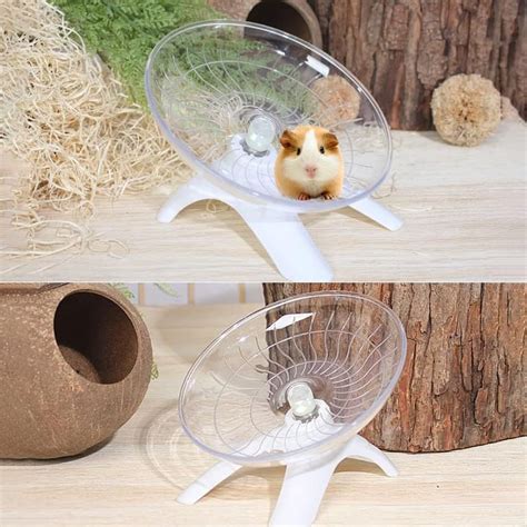 HASTHIP® Silent Hamster Wheel 7'' Flying Saucer Exercise Wheel for Sma ...