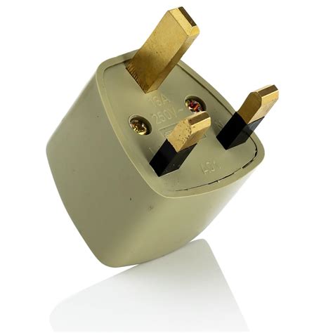Hi-Plasst (Pack of 1) India to UK Plug Adapter Type-G Converter ...