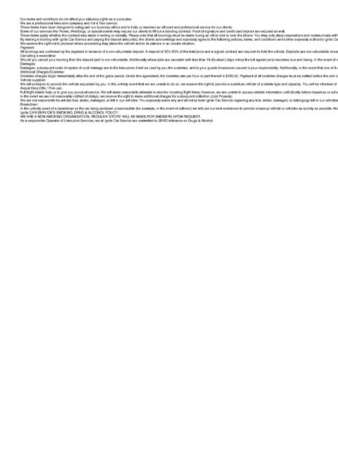 Ignite - This is all the documents. - Our terms and conditions do not ...