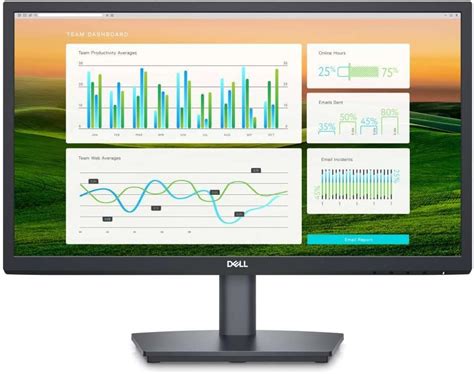 Dell-E2222HS-Black 22" (55.88 cm) FHD Monitor, Built-in Dual Speakers ...
