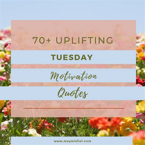 70+ Good Morning Tuesday Motivation Quotes | MeymisList