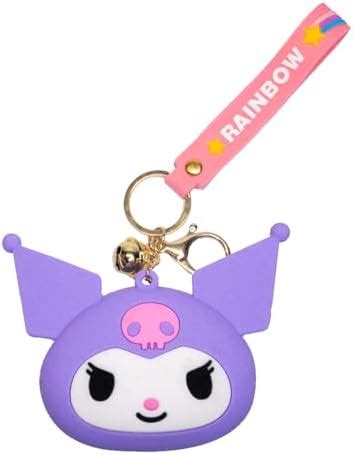 Buy Kuromi Pouch/Coin Purse with Keychain (1pc) | Compact Storage for ...