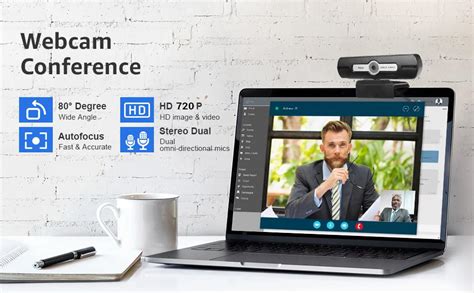 OLAF USB 2.0 HD720P 1MP Webcam with Microphone Full HD Laptop Desktop ...