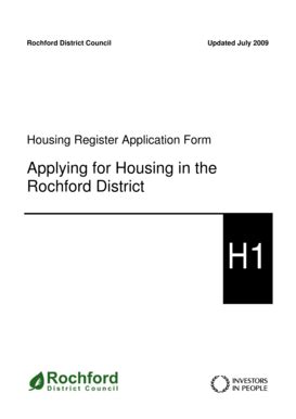 Fillable Online rochford gov Housing Register Application Form - Amazon ...