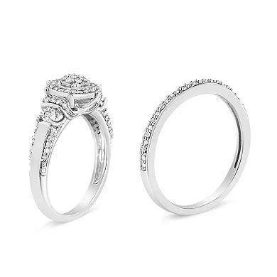 Haus of Brilliance Sterling Silver 1/3 Carat T.W. Diamond 7-Stone ...