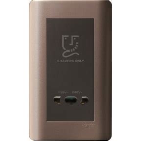 Universal Shaver Unit, Vertical (E84T727V_SZ),Schneider Switches ...