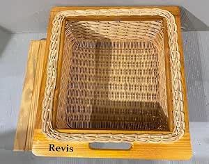 Handcrafted Rattan Cane Wicker Basket for Modular Kitchen, Fruit and ...