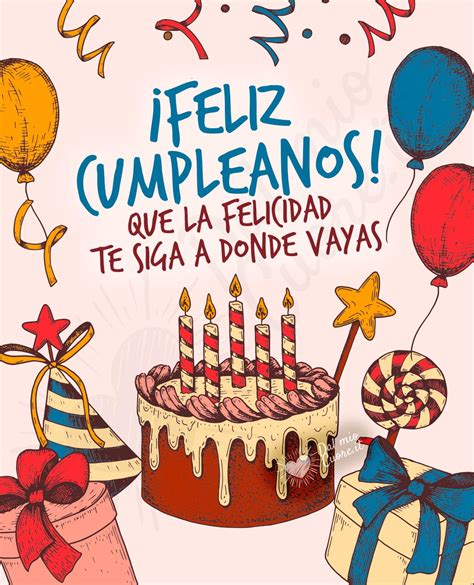 Feliz cumpleaños imágenes, gifs y videos con frases