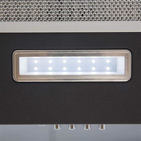 Buy SIA CGHS60BL 60cm Curved Black Glass Cooker Hood Kitchen Extractor ...