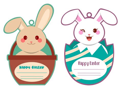 Create Easter Name Tag - 12 Free PDF Printables | Printablee