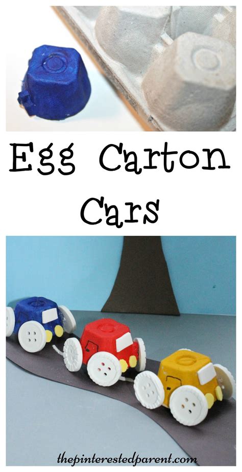 Egg Carton Cars – The Pinterested Parent
