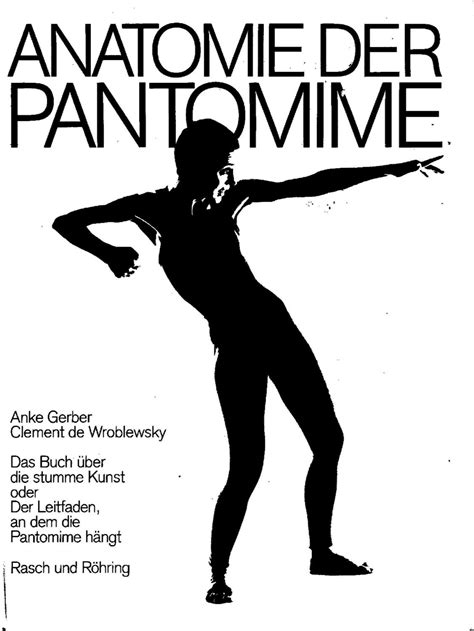 Amazon.in: Buy Anatomie der Pantomime: Das Buch u¨ber die stumme Kunst ...