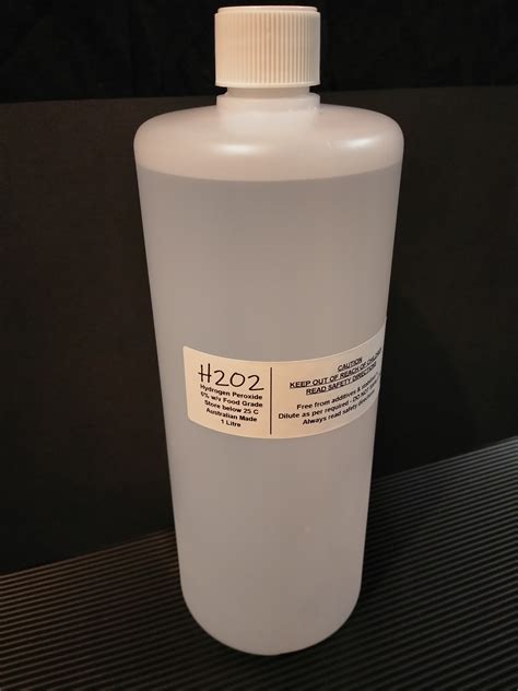 1L Hydrogen Peroxide 6% - Food Grade - Hydrogen Peroxide Australia