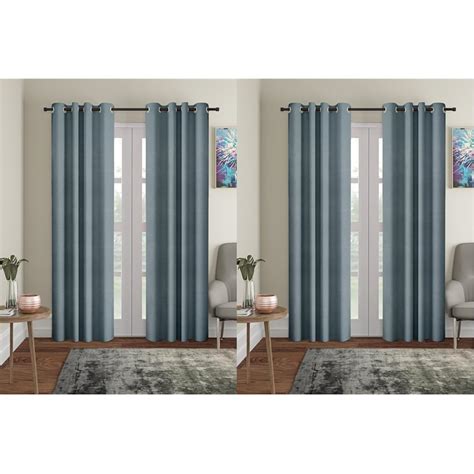 Buy Amazon Brand - Solimo Polyester Solid Blackout Sheer Long Door ...