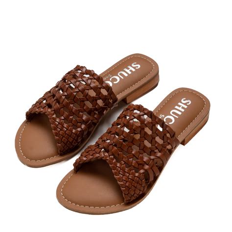 ALEXA TAN WEDGE HEEL – Shuco Shoes