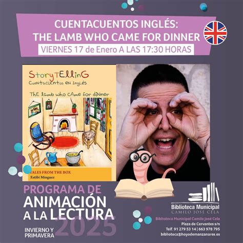 Viernes 17 de enero: Cuentos en inglés con "The lamb who came for ...