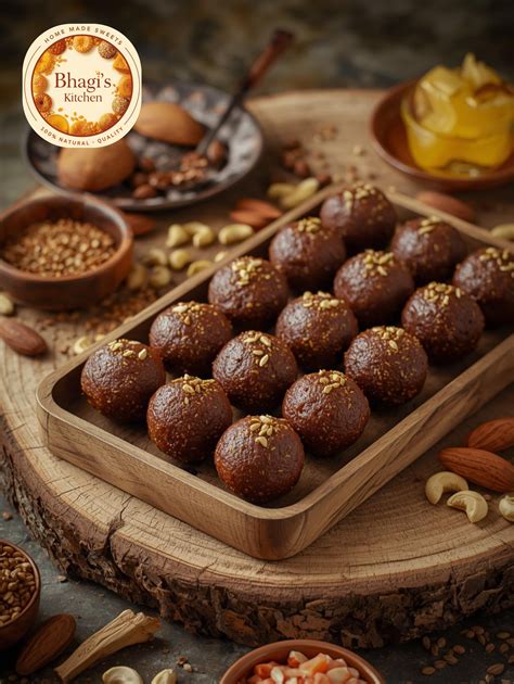 Ragi Dry Fruit Laddu - Bhagi's Kitchen