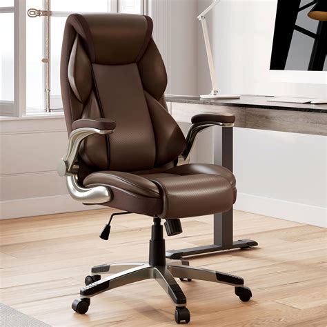 Amazon.com: EUREKA ERGONOMIC Executive Office Chair Flip Up Arm Rest ...