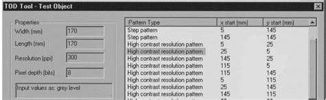 Contrast Test Pattern 的图像结果