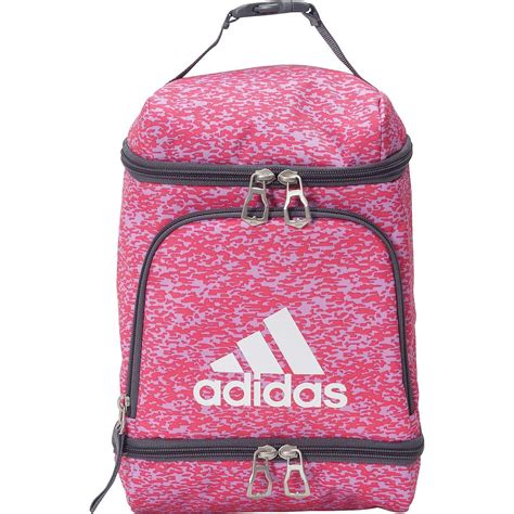 adidas Excel Lunch Bag, Shock Pink Pixel/Onix/White, One Size - Walmart.com