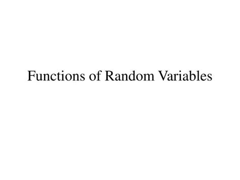 Image result for Functions of Two Random Variables