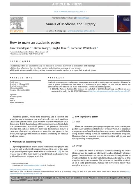 Academic Poster Example 的图像结果