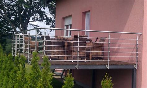 Balkon Reling Geländer aus Edelstahl - mgbtechnik.com