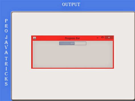 Java Progress 的图像结果