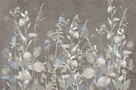 Meadow Plants Theme Boho Wallpaper – Myindianthings