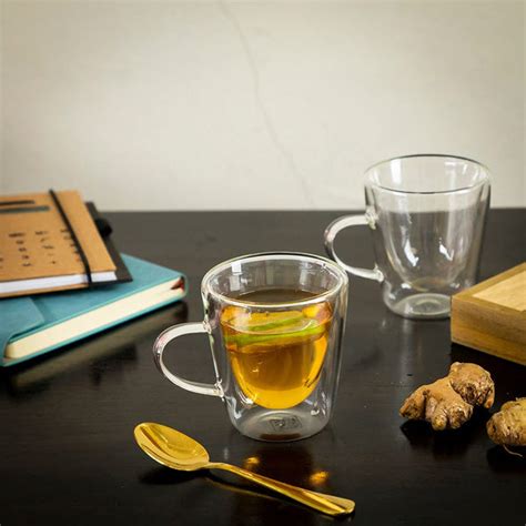 Double Wall Glass Petite Cup (250 ml) (Pack of 4) – EZ Life