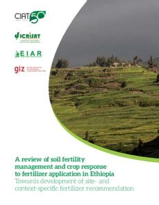 A review of soil fertility management and crop response to fertilizer ...