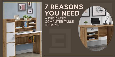 Top 7 Reasons You Need a Dedicated Computer Table at Home – DeckUp