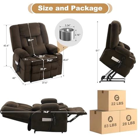 Madaha Dual Motor Recliner Chair, Infinite Position Power India | Ubuy