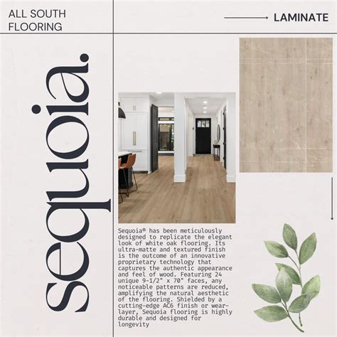 The Sequoia collection is a one-of-a-kind AC6 rated wood-based floor ...