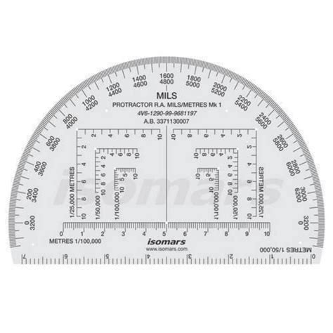 Military Protractor - Isomars