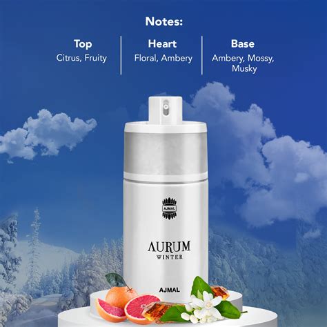 Aurum Winter 75 ml | Best Winter Perfume for Women – Ajmal Perfumes India