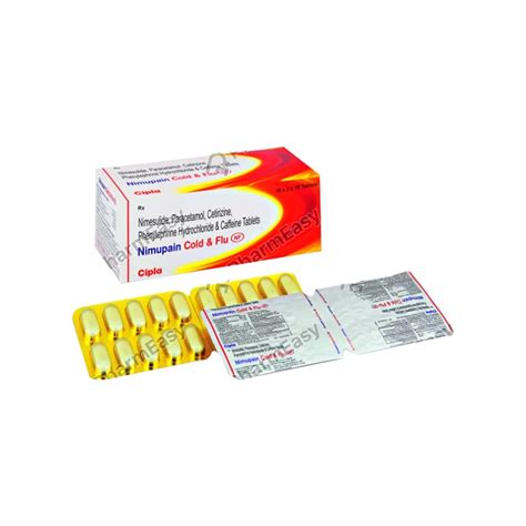 Buy Nimupain Cold & Flu Strip Of 10 Tablets Online at Flat 15% OFF ...