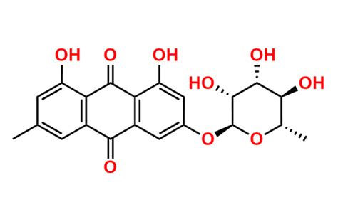 Frangulin A | CAS No- 521-62-0 | Emodin L-rhamnoside, Franguloside ...