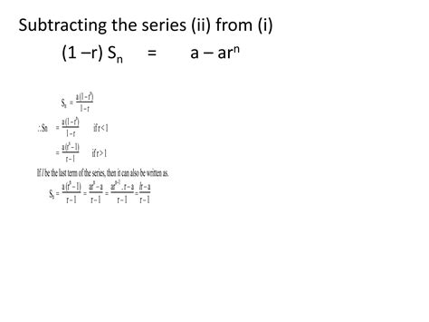 Image result for Geometric Progression Formula