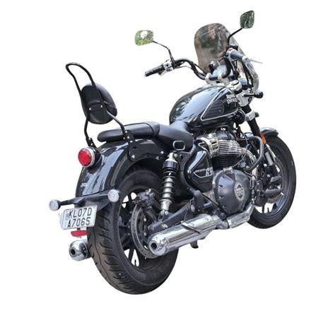 Sissy Bar Backrest for Super Meteor 650, Shotgun 650, Classic 650, Har ...