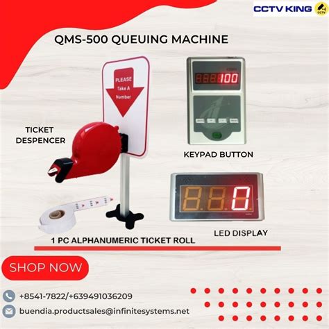 QMS-500, Queuing number system, Queue number dispenser, Queue ...