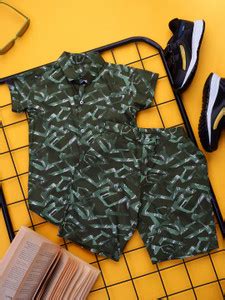 PROVOGUE Boys Casual Shirt Shorts Price in India - Buy PROVOGUE Boys ...
