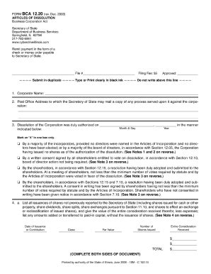BCA 12.20 2003-2026 - Fill and Sign Printable Template Online