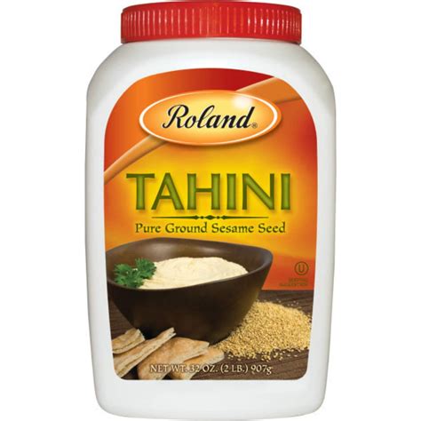 Roland Foods Tahini - Pure Ground Sesame Seed, Specialty Imported 2lb ...