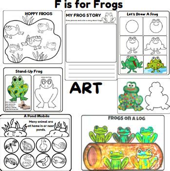 F is for Frog Mini-Unit Art Activities Games by Do-Over Teaching