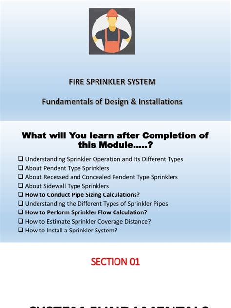 Fire Sprinkler System Fundamental of Design & Installation | PDF | Fire ...