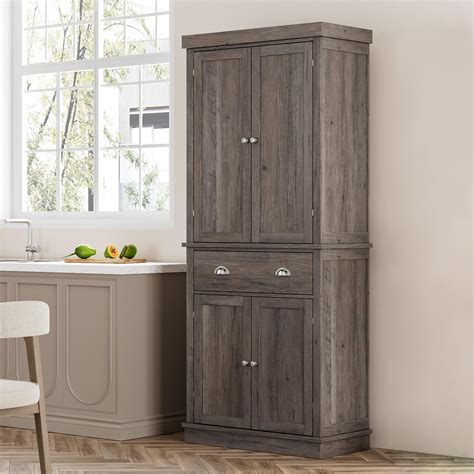 Red Barrel Studio 72" Kitchen Pantry Storage Cabinets - Wayfair Canada