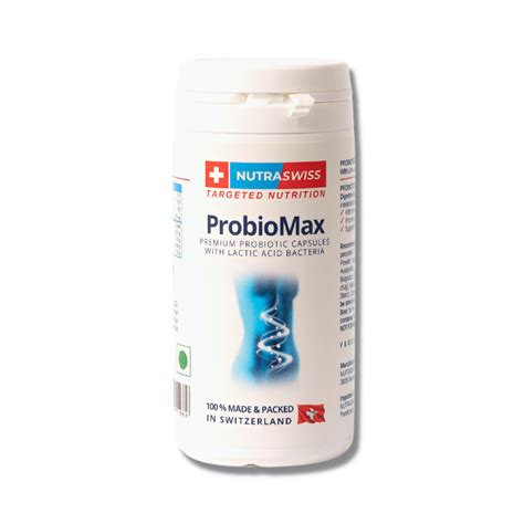 Nutraswiss ProbioMax Probiotic, 60 Capsules Price, Uses, Side Effects ...