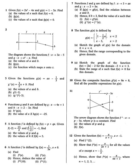 Add Math Form 4 Chapter 1 Function 的图像结果