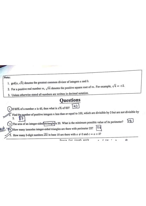 IOQM 2025 Final Exam Questions and Solutions - Studocu